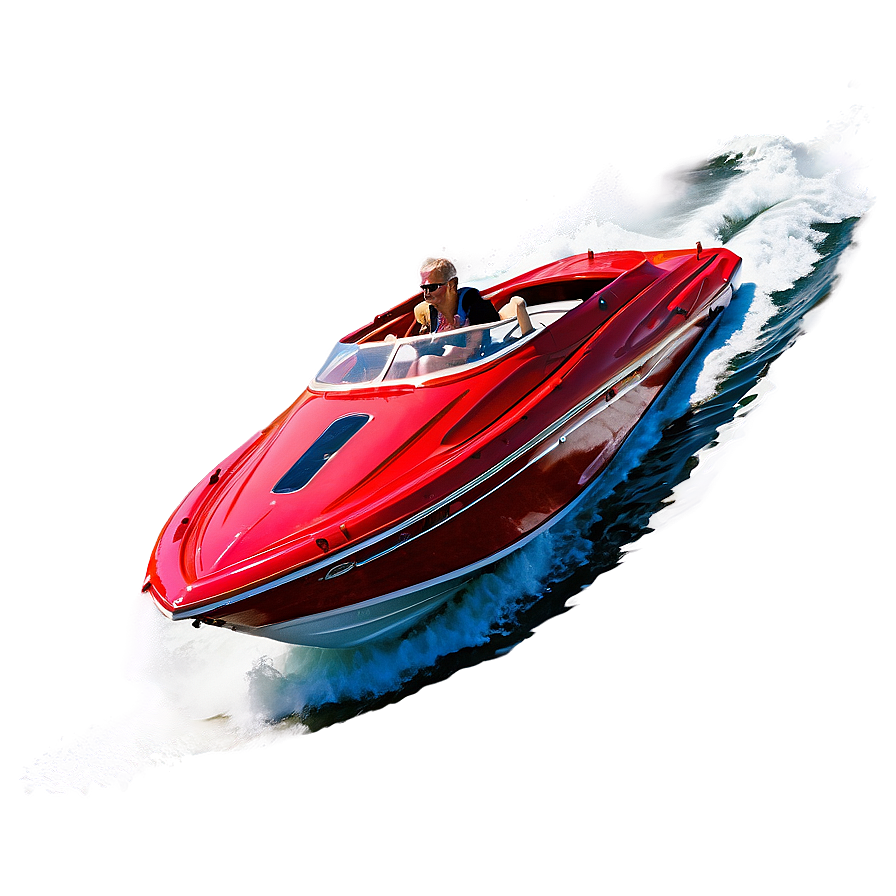 Speed Boat Wake Png 06282024 PNG Image