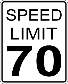 Speed Limit70 Sign PNG Image