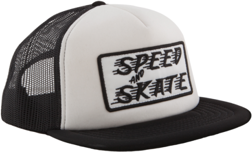 Speedand Skate Trucker Hat PNG Image