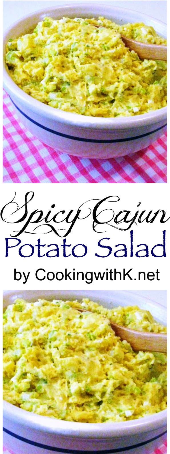 Spicy Cajun Potato Salad Recipe PNG Image