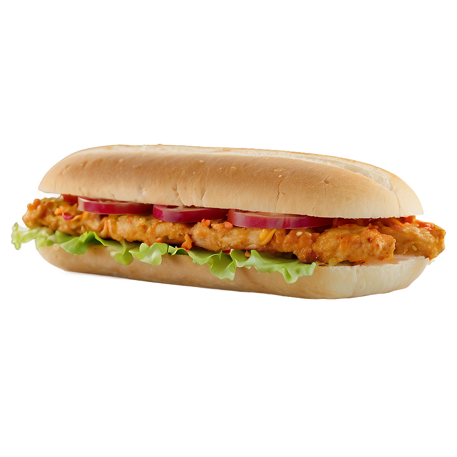 Spicy Chicken Sandwich Png 52 PNG Image