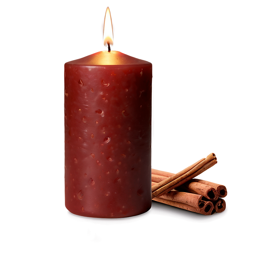 Spicy Cinnamon Candle Png Mib PNG Image