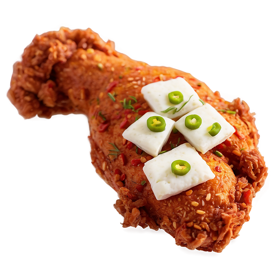 Spicy Hot Fried Chicken Png Pnj34 PNG Image