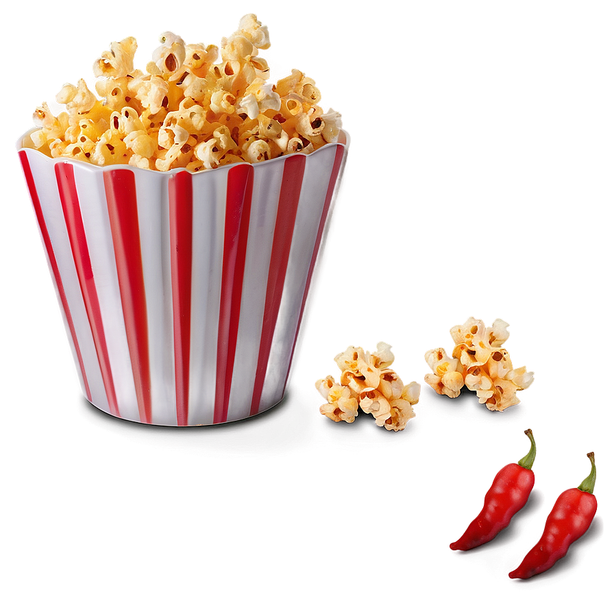 Spicy Popcorn Png Xwc PNG Image