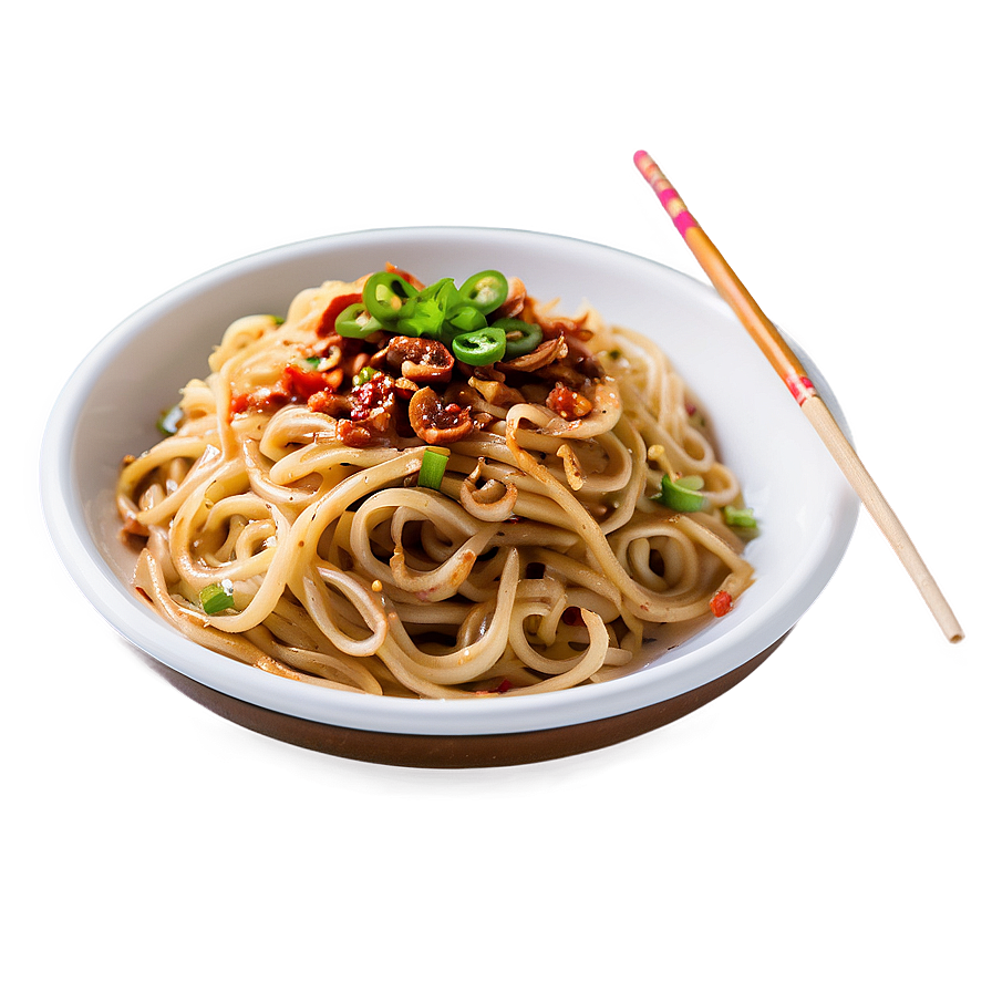 Spicy Szechuan Noodles Recipe Png 2 PNG Image