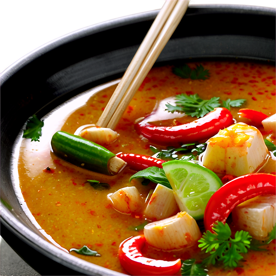 Spicy Thai Soup Png 05242024 PNG Image