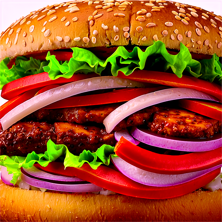 Spicy Whopper Png Lbj44 PNG Image