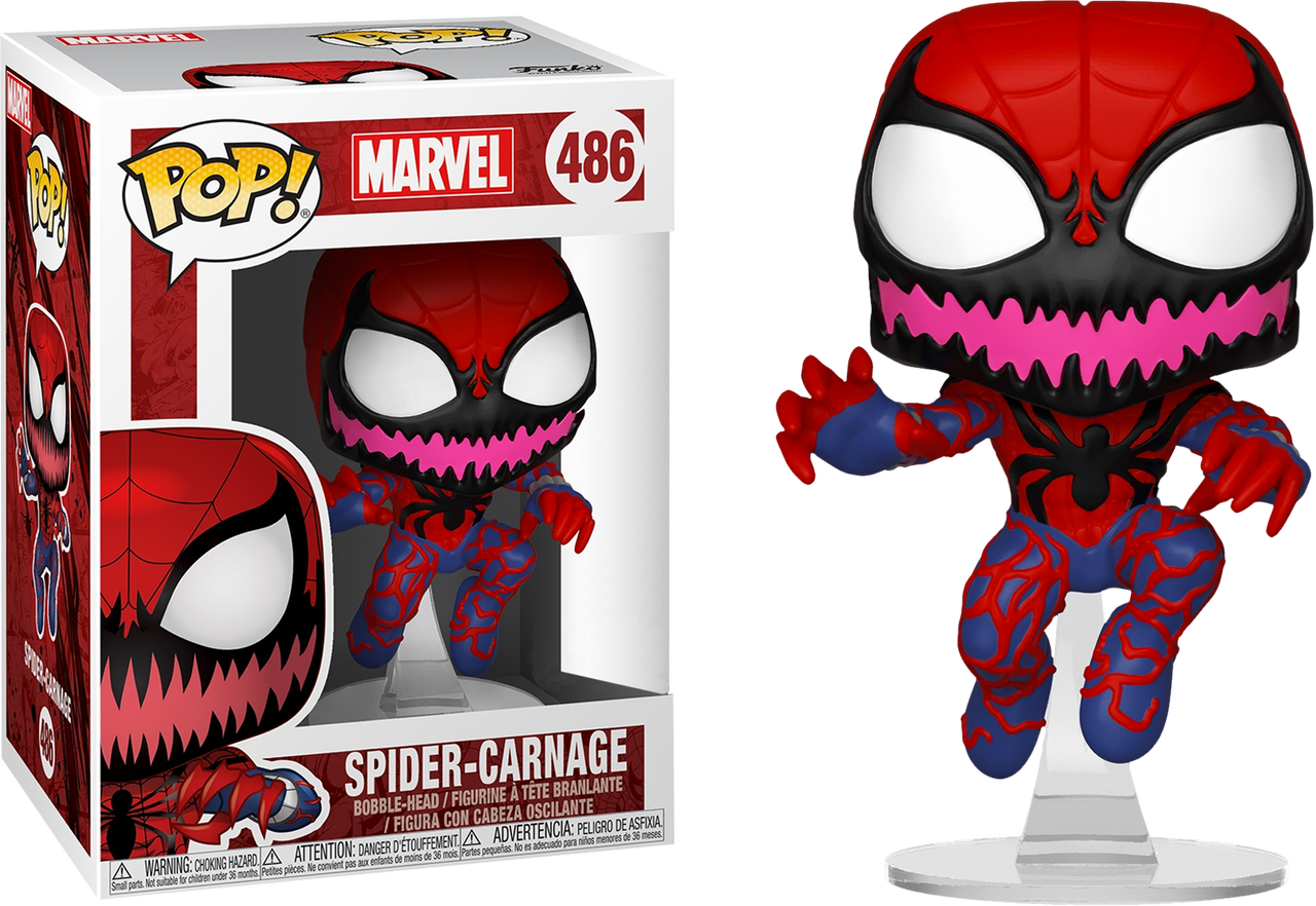 Spider Carnage Funko Pop Figure PNG Image