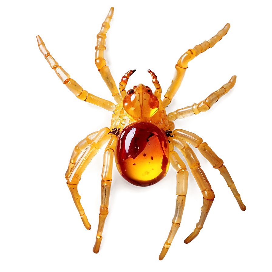 Spider In Amber Png Pms40 PNG Image