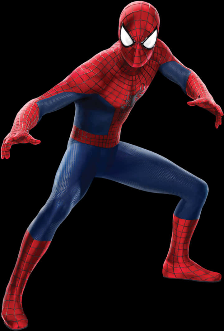 Spider Man Classic Pose PNG Image