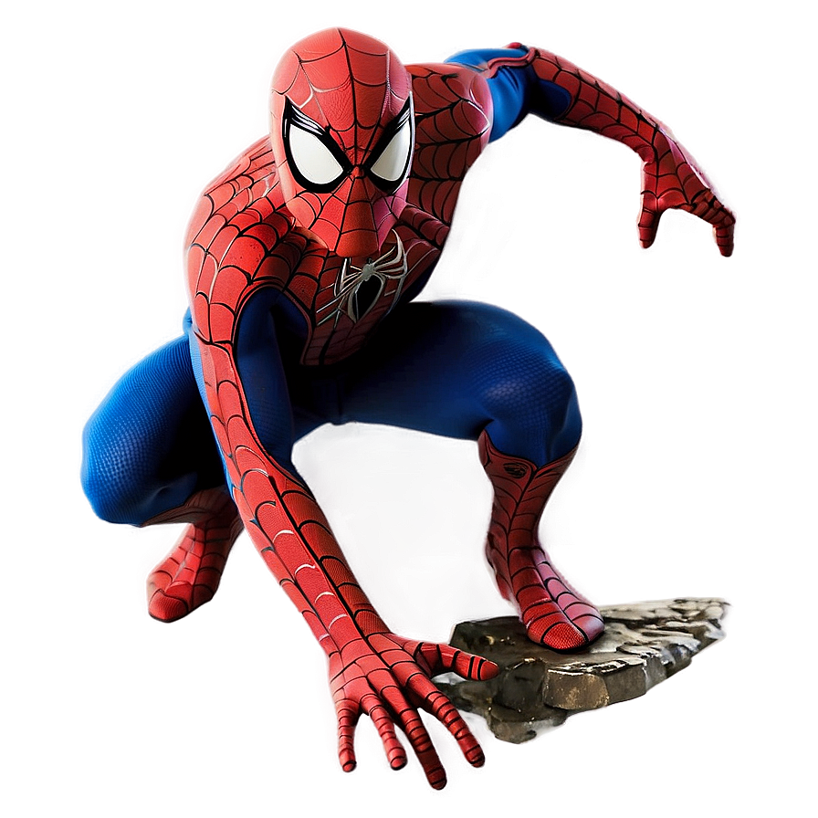 Spider Man Crouching Png 16 PNG Image