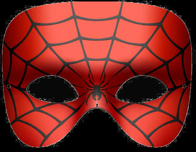 Spiderman Mask Graphic PNG Image