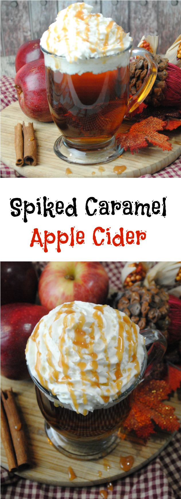 Spiked Caramel Apple Cider Recipe PNG Image