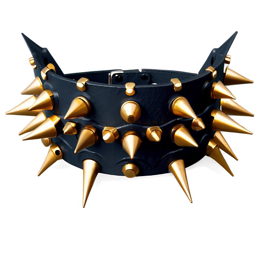 Spiked Choker For Edgy Look Png 84 PNG Image