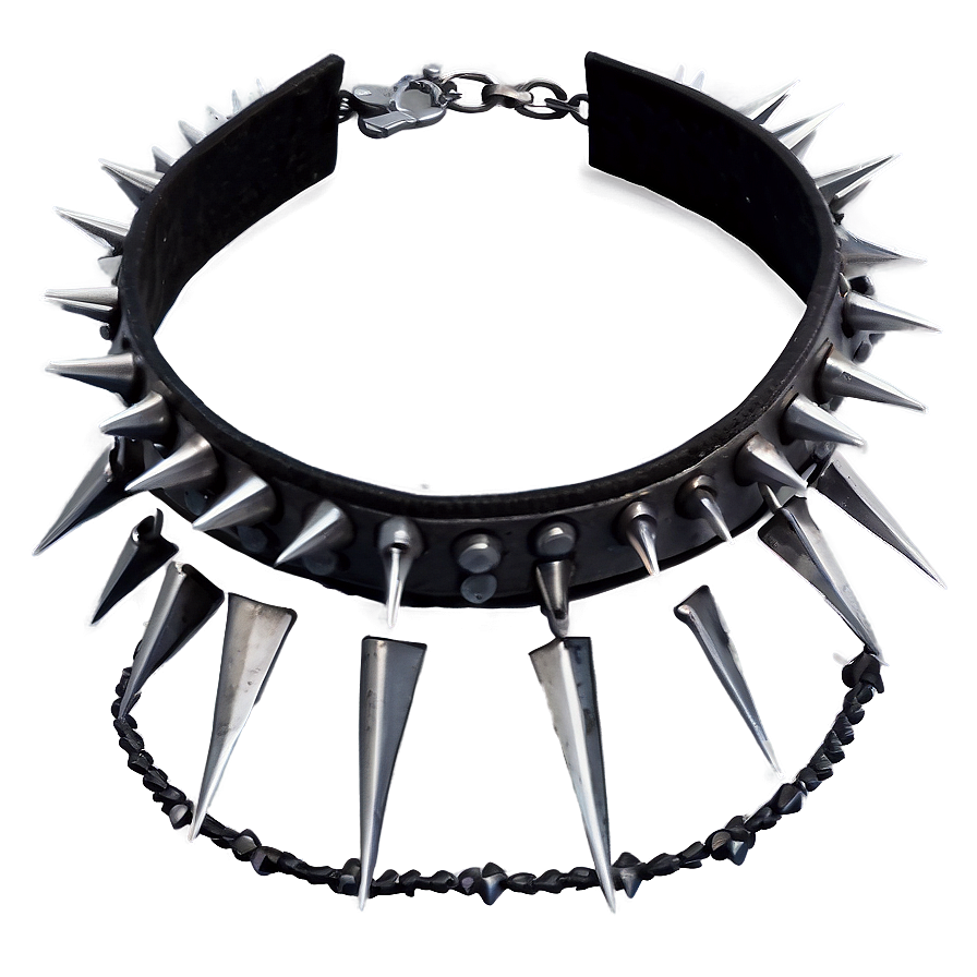 Spiked Choker For Men Png Tfg64 PNG Image