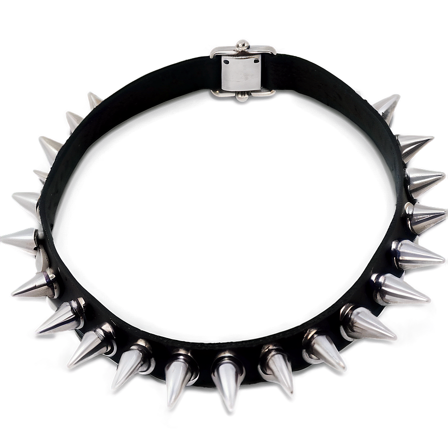 Spiked Choker For Music Festival Png 06282024 PNG Image