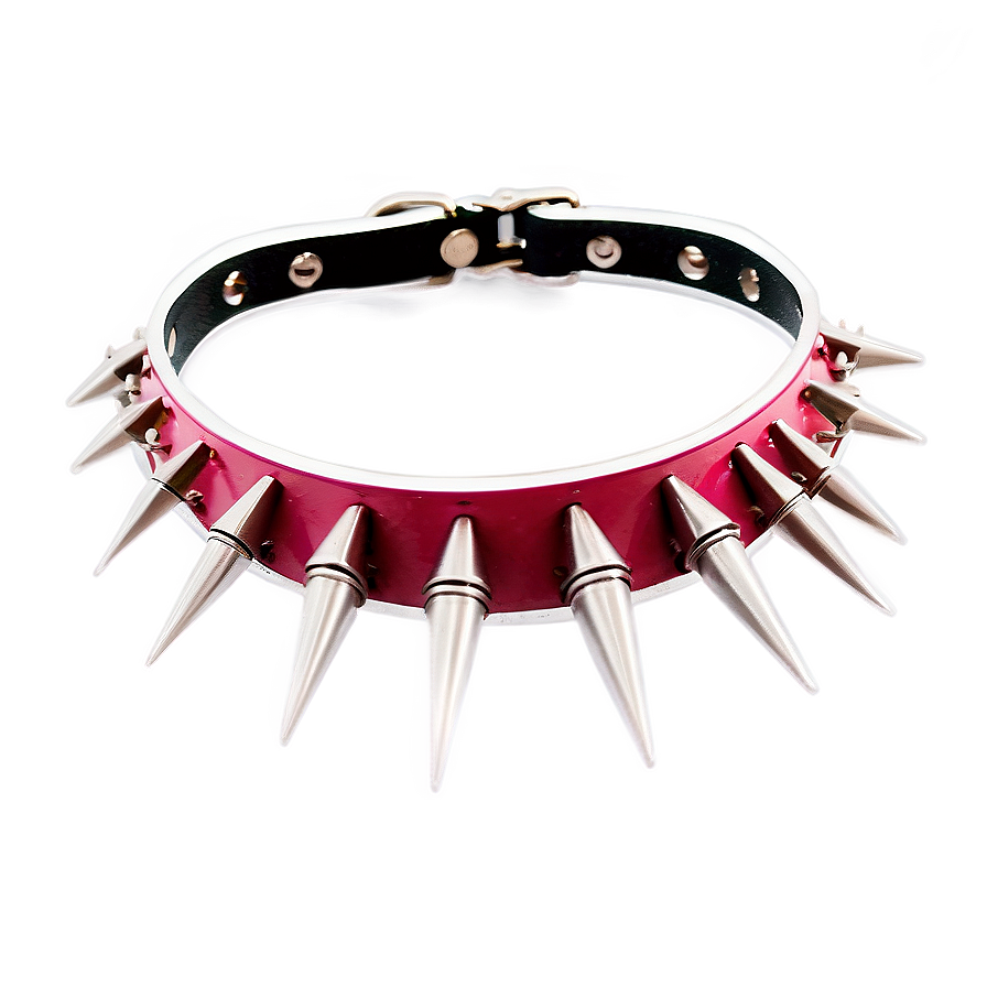 Spiked Choker For Music Festival Png Kjl PNG Image