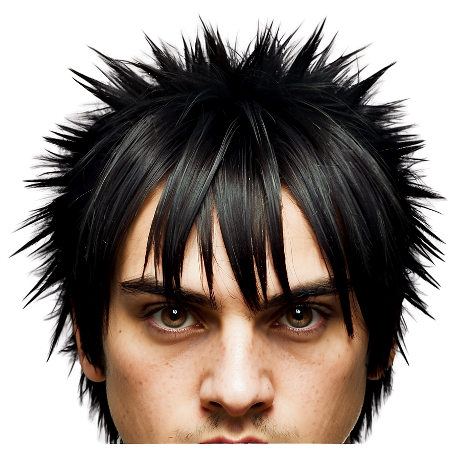 Spiky Emo Hair Style Png Spb9 PNG Image