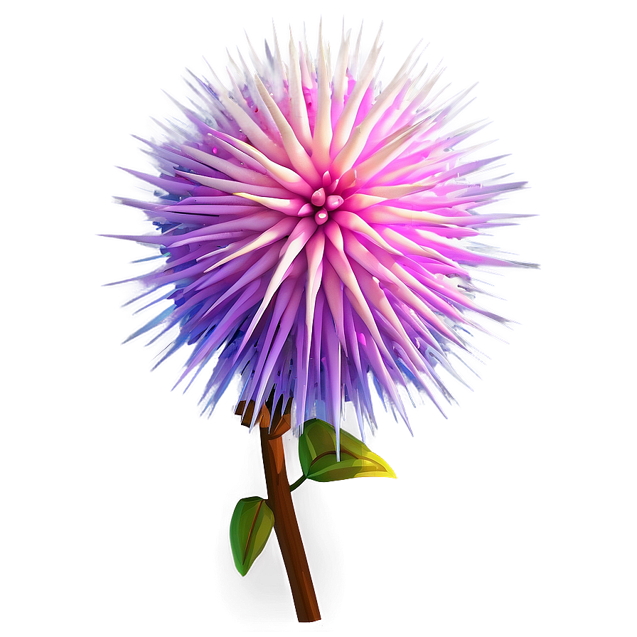 Spiky Flower Bloom Png 06122024 PNG Image