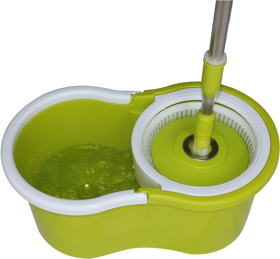 Spin Mop Bucket System PNG Image