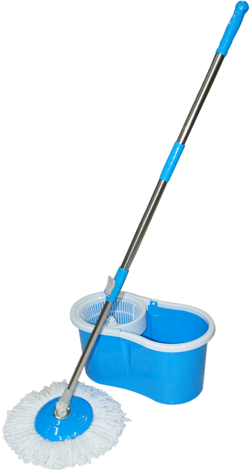 Spin Mop With Bucket System PNG Image