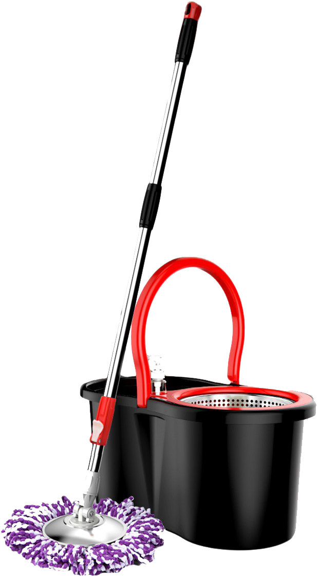 Spin Mopand Bucket System PNG Image