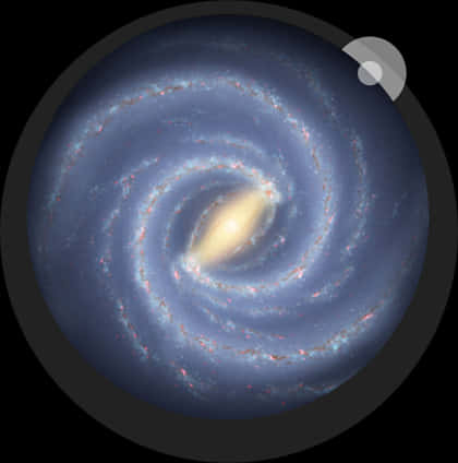 Spiral Galaxy Illustration PNG Image