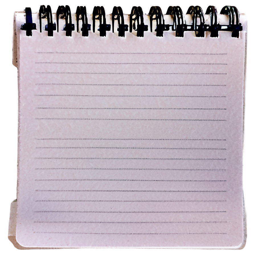 Spiral Notebook Paper Png Yyo42 PNG Image