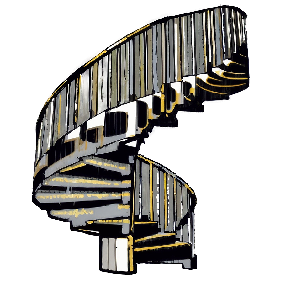 Spiral Staircase Clipart Png Ddq87 PNG Image