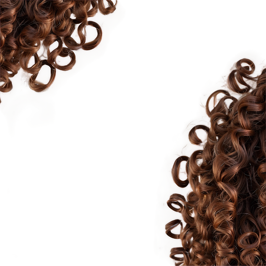 Spiraled Curly Hair Locks Png 05242024 PNG Image