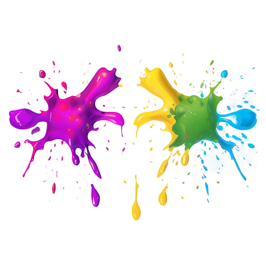 Splashed Paint Splat Png 56 PNG Image