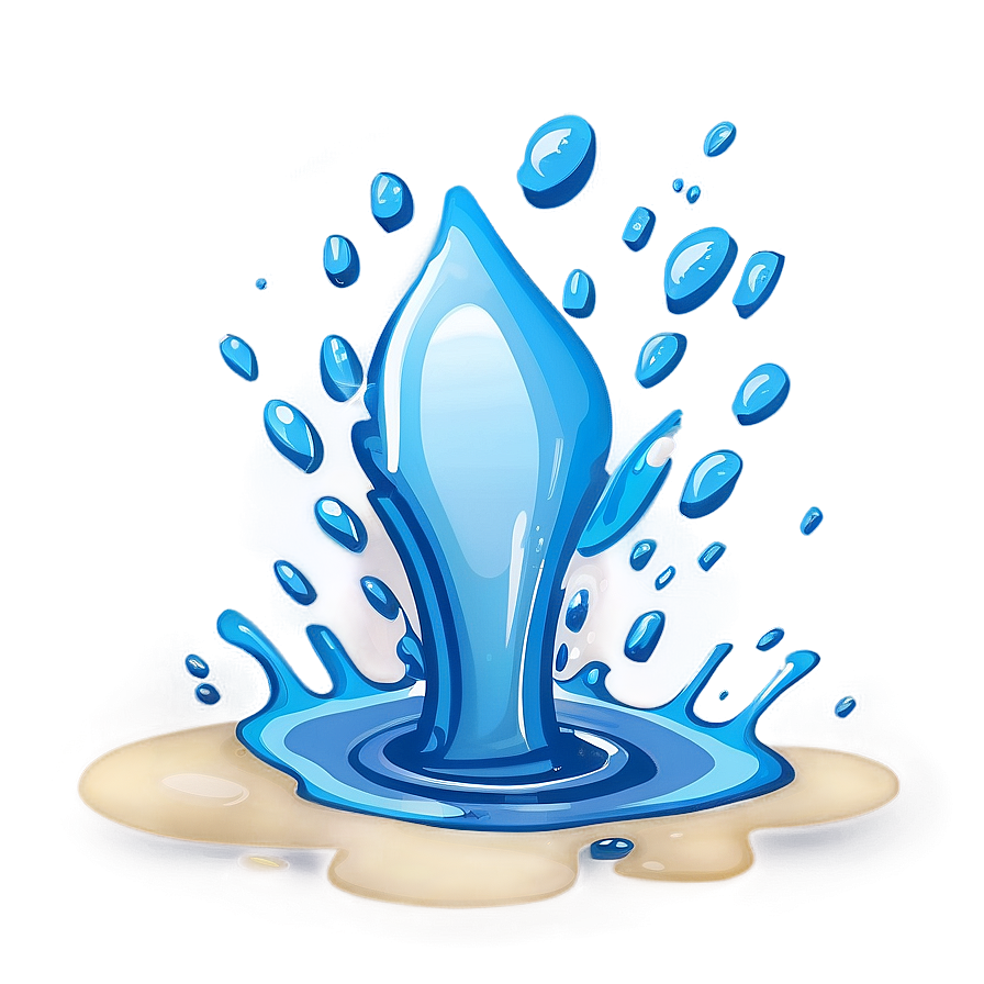 Splashing Water Cartoon Png Cee92 PNG Image