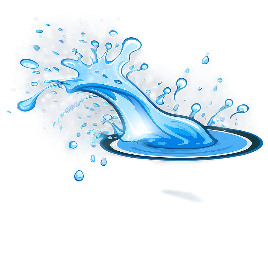 Splashing Water Cartoon Png Lyd PNG Image