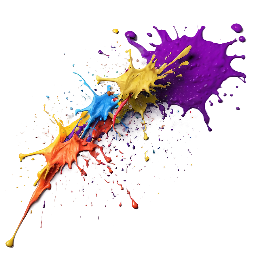 Splatter A PNG Image