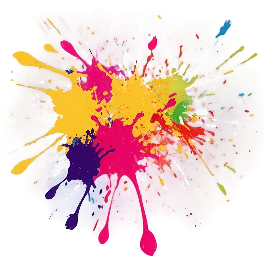 Splatter Paint Abstract Wallpaper Png 06272024 PNG Image