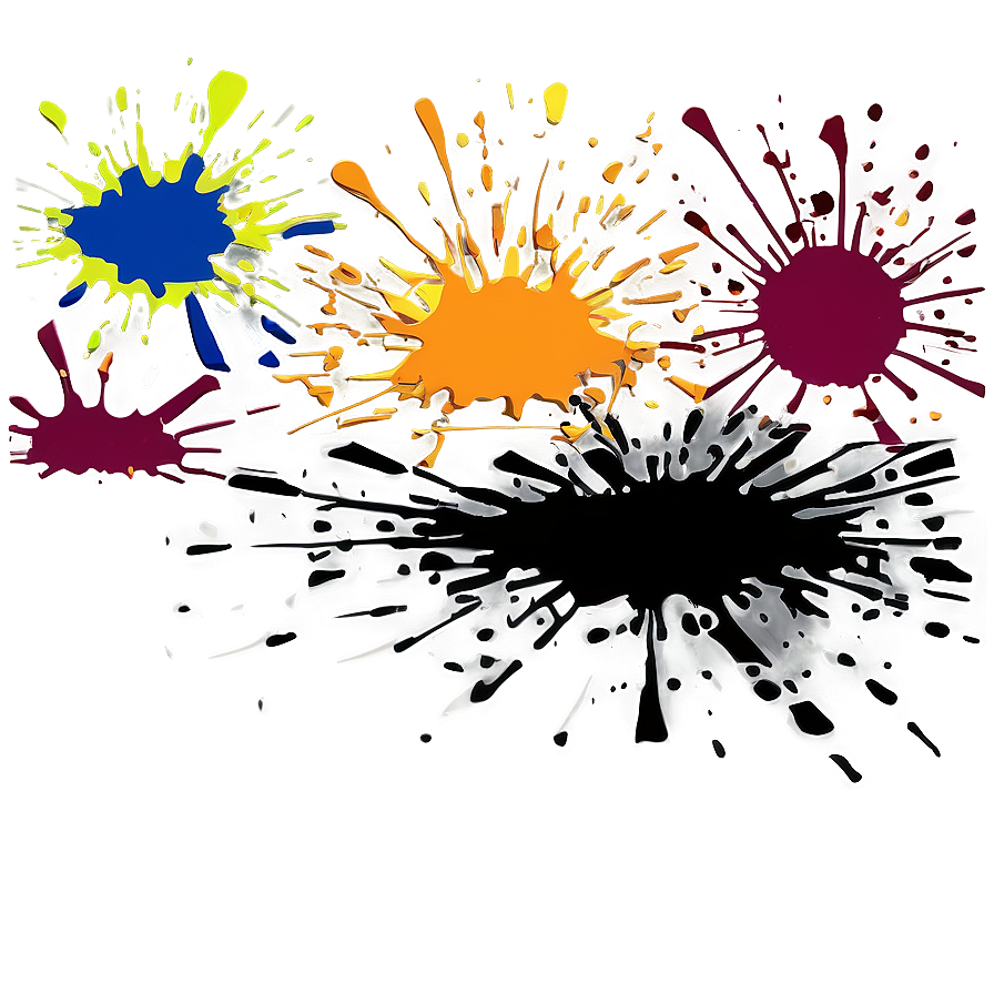 Splatter Paint Pattern Png 86 PNG Image