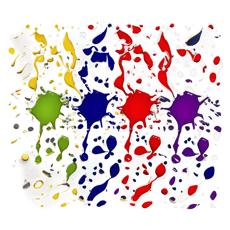 Splatter Party Confetti Png Saj PNG Image