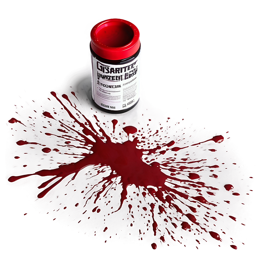 Splattered Red Paint Png 55 PNG Image