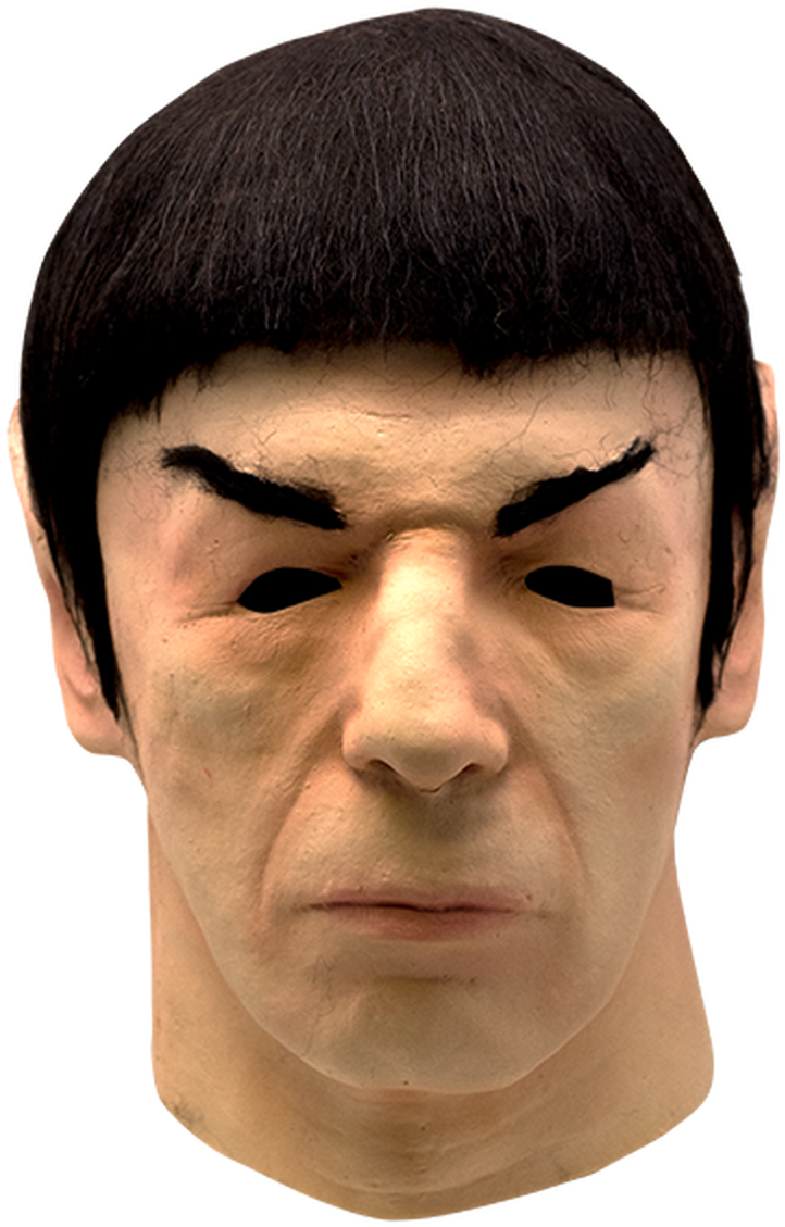 Spock Mask Portrait PNG Image