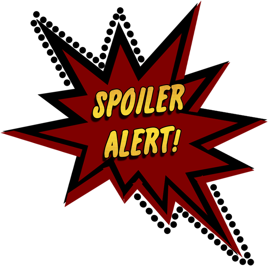 Spoiler Alert Comic Style Burst PNG Image