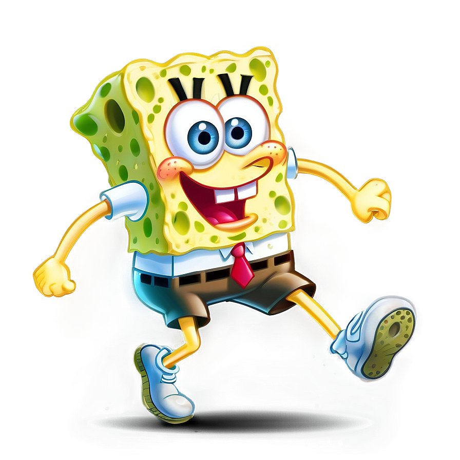 Spongebob Running Clipart Png 70 PNG Image