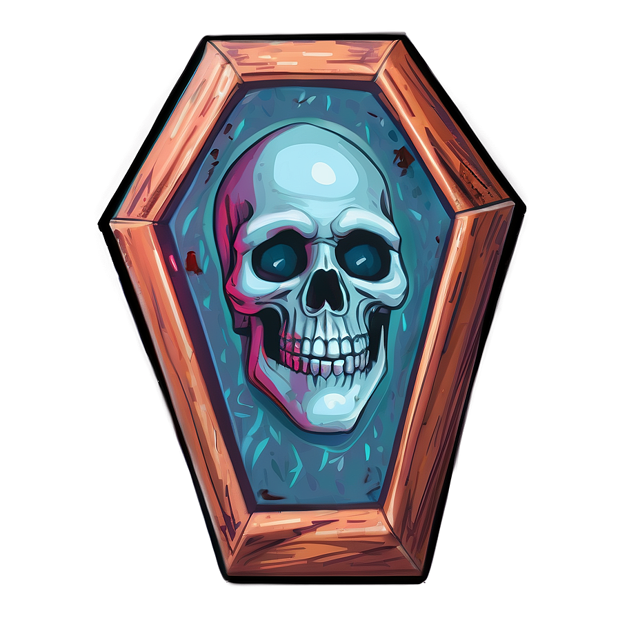 Spooky Coffin Png Jma PNG Image