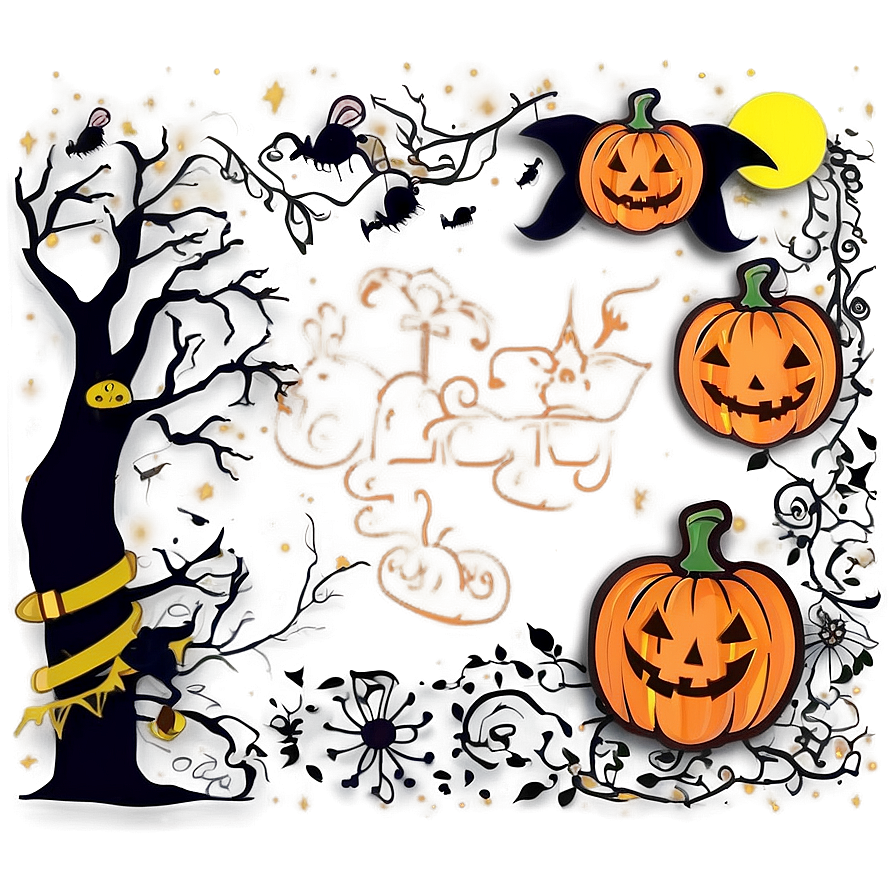 Spooky Season Scrapbook Png Tiv6 PNG Image