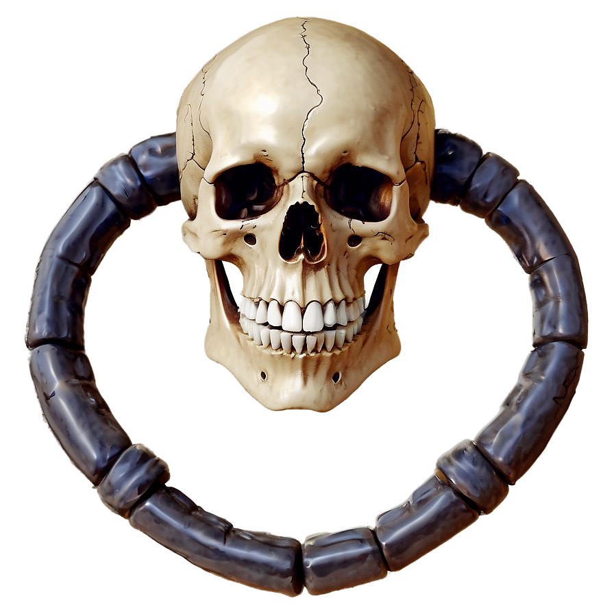 Spooky Skeleton Jaw Png Vmn70 PNG Image