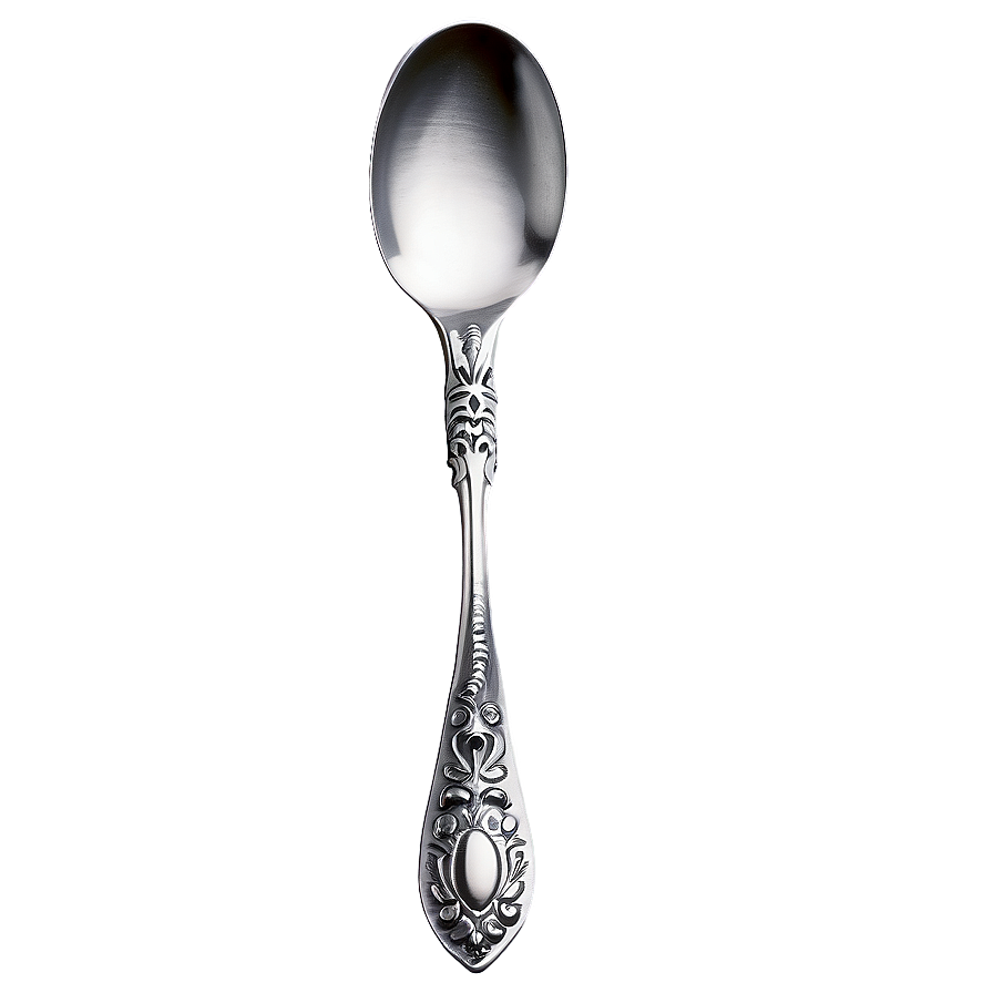 Spoon With Decorative Handle Png Krh PNG Image