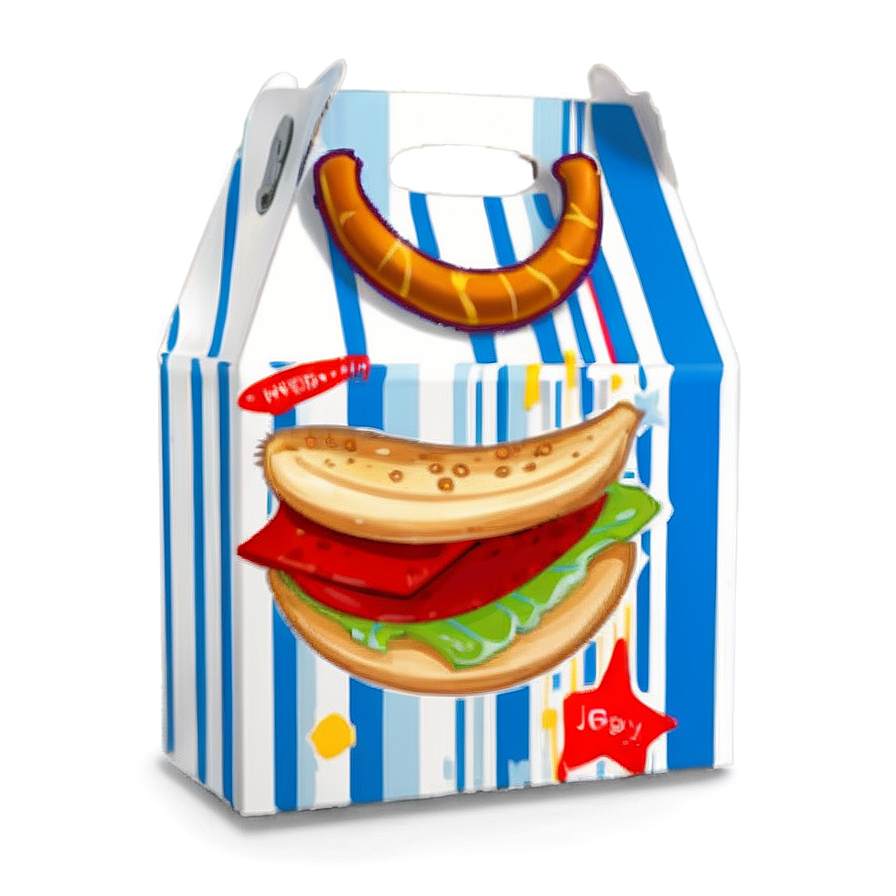 Sports Themed Happy Meal Box Png Unn PNG Image