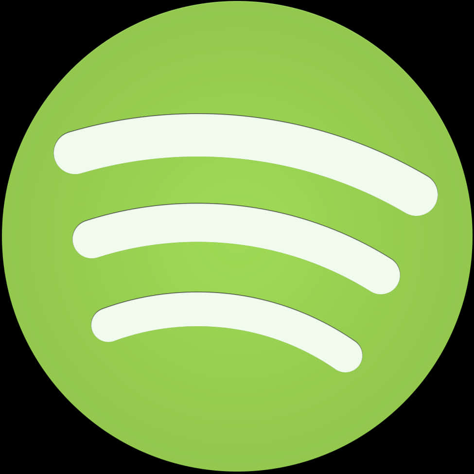 Spotify Logo Green Background PNG Image