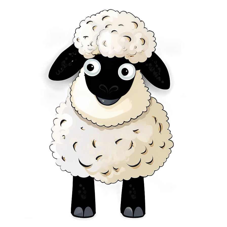 Spotted Cartoon Sheep Png Tia32 PNG Image