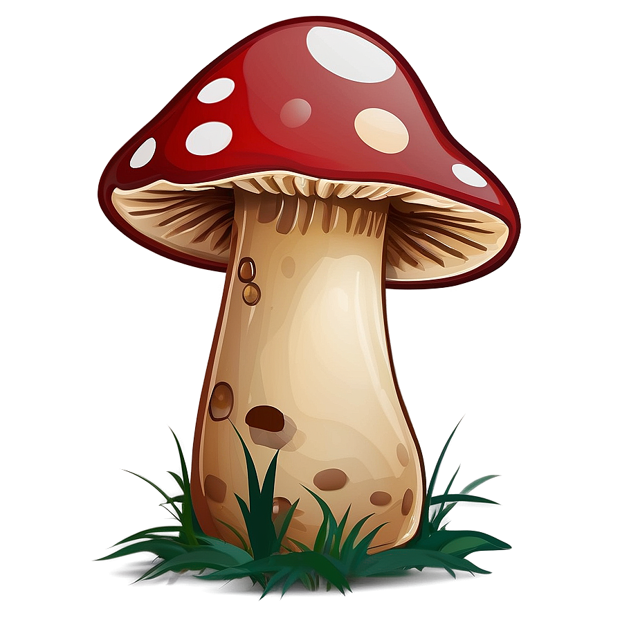 Spotted Mushroom Cartoon Png 6 PNG Image