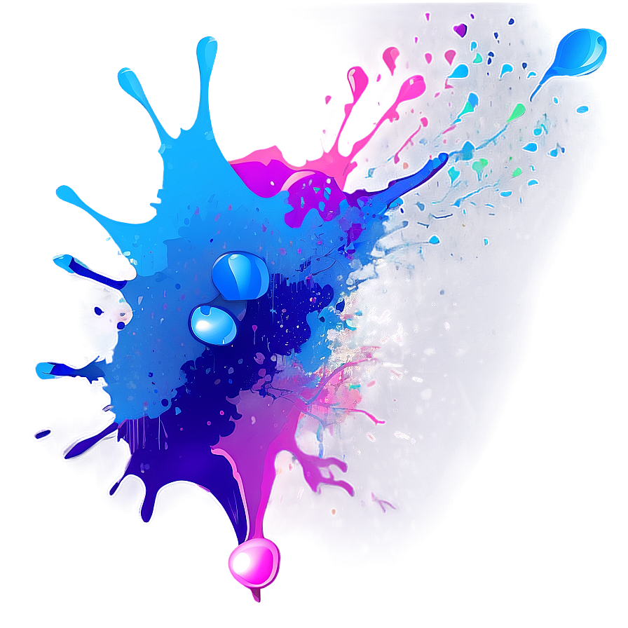 Spray Paint Splatter Art Png Jsk PNG Image